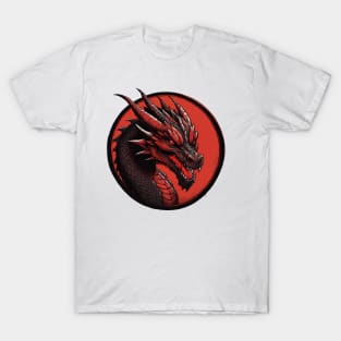 head of red dragons T-Shirt